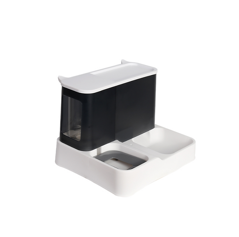 2 in 1 Pet Feeder Food Water Dispenser Bowl Automatic
