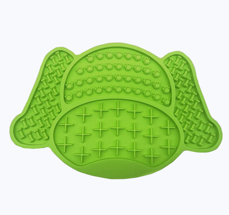 Non-Slip Silicone Dog Lick Pad Pet Food Feeder Bowl Puppy Cat Lick Mat Healthy