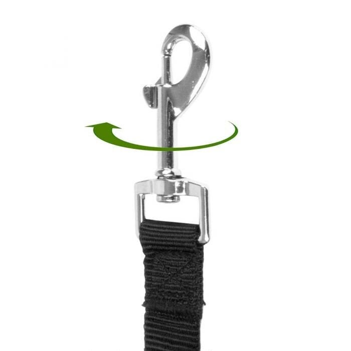 Dog Lead Triple Attachment black for all sizes of dogs, perfect attachments