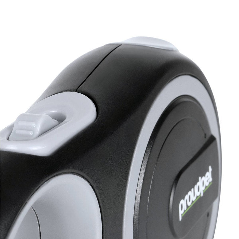 8mm Retractable dog lead from ProudPet - Grey