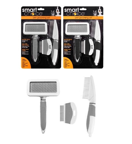 3 piece pet grooming kit